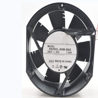 for 5920VL-05W-B60 24V 1.46A 35.04W 4400RPM 323CFM 63DB 172X150X51MM 2-Wire Cooling Fan
