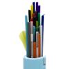 1000ft Aqua Multimode 24-Strand Fiber Optic Cable OM3 50/125, Corning Clear Curve, 10 Gbit/s, Riser Rated, PVC Jacket view 2