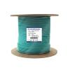 1000ft Aqua Multimode 24-Strand Fiber Optic Cable OM3 50/125, Corning Clear Curve, 10 Gbit/s, Riser Rated, PVC Jacket view 3