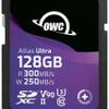 OWC Atlas Ultra 128GB SDXC UHS-II V90 Media Card view 1