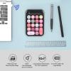 ASHATA Numeric Keypad, 18 Key Mute Number Pads with USB Receiver, Portable Financial Accounting Number Keyboard, Numeric Keyboard for Laptop PC Desktop Notebook (Black) view 2