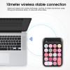 ASHATA Numeric Keypad, 18 Key Mute Number Pads with USB Receiver, Portable Financial Accounting Number Keyboard, Numeric Keyboard for Laptop PC Desktop Notebook (Black) view 3