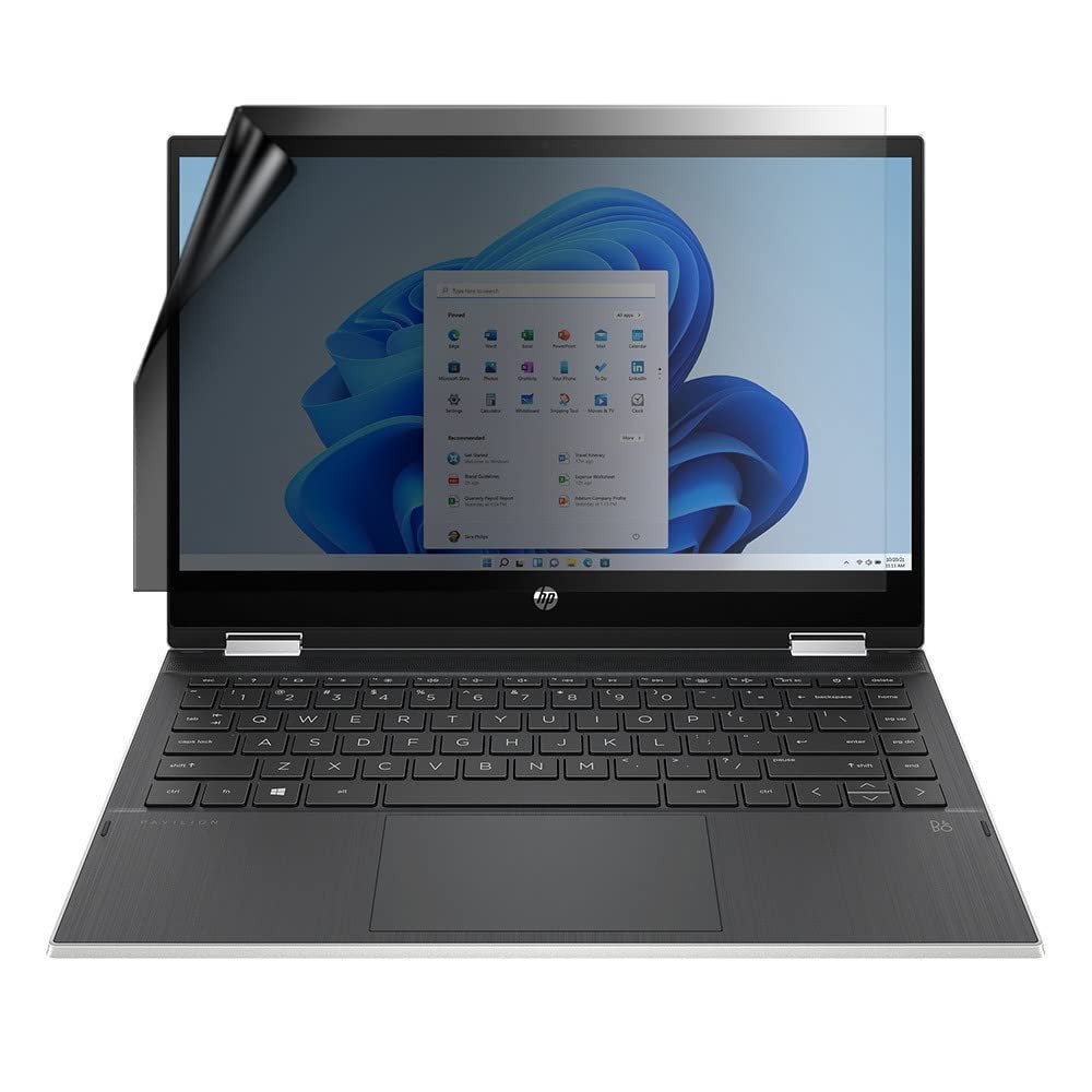 celicious Privacy Lite 2-Way Anti-Glare Anti-Spy Filter Screen Protector Film Compatible with HP Pavilion x360 14M DW1000