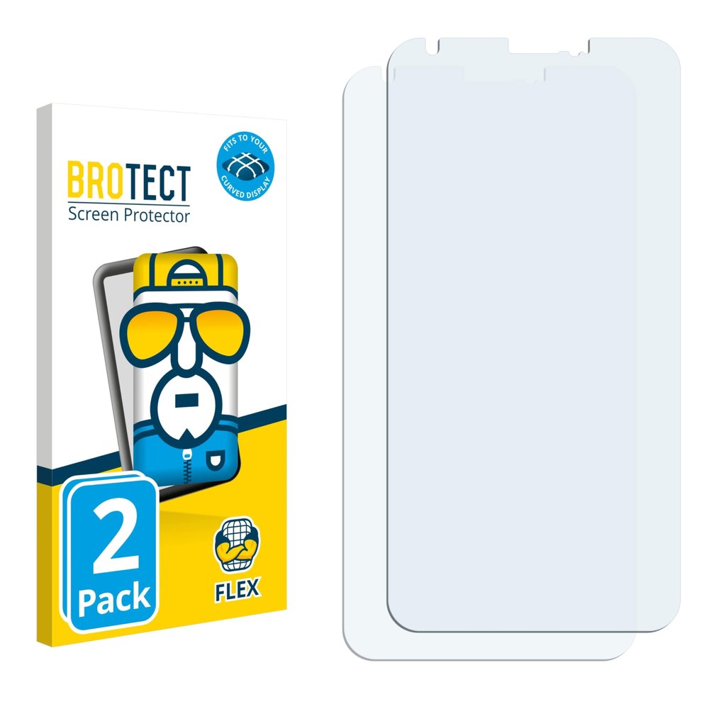 brotect 3D Curved Screen Protector Compatible with LG V30 Plus (2 Pack) - Full Screen Coverage