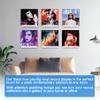 Aivwis Premium Wall-Mounted Vinyl Record Shelf, Floating Now Playing Holder for Vinyl Collectors - Home & Office Dcor, Record Store Display (3D Design White) view 3