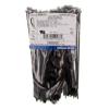 Thomas & Betts L-6-18HS-0-C Mini Cable Tie, Indoor/Outdoor, UV Black Nylon, 6.3-Inch (100-Pack) view 1