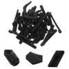 Angoily 20pairs Silicone Eyeglass Ear Cushions Slip Temple Tips for Comfortable Wear During Sports Outdoor Activities and Daily Use Fits Both Adults view 3