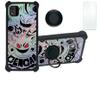 Blu Studio X10l Case Compatible with Blu Studio X10l Phone Case Cover [with Tempered Glass Screen Protector][Hard PC + Soft Silicone][Ring Support] [Silver Reflect Light] DYH-XGS view 1