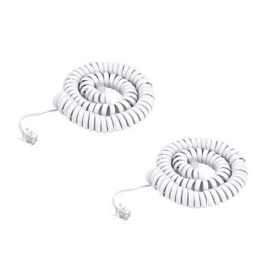 HAWAKA Telephone Cord, Uncoiled Phone Works with All Corded Landline Phones,Handset, Universally Compatible,for Use in Home or Office, Telephone Accessory (WH-2M)