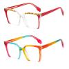 Melrose 2023 Fashion Vintage Anti Blue Light Women Glasse Retro Designer Eyeglasse Frame Ladies Clear Computer (2PCS C1+C8, 1, multiplier_x) view 1