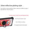 ATT Calypso 3 Case Compatible with ATT Calypso 3 U328aa Phone Case Cover [with Tempered Glass Screen Protector][Hard PC + Soft Silicone][Ring Support] [Silver Reflect Light] DYH-KX view 3