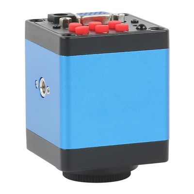 14MP VGA HDMI Lab Digital Industrial Soldering Repair Video Microscope Camera - Blue