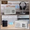 Gracioso Bluetooth Cassette Player Recorder with Bluetooth Transmitter, AM FM Cassette Player with Big Speaker,3.5mm Headphone Jack,Microphone Jack, 2*AA Battery Opearated for Home view 2