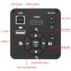 40MP 4K HDMI USB Digital Industrial Lab Video Microscope Camera & 120X C-Mount Lens Whit 56-LED Adjustable Ring Light view 4