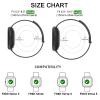 Vanjua Metal Band for Fitbit Sense 2,Sense Bands, Fitbit Versa 4,Versa 3 Bands Women Men,Versa 4 Smartwatch (Small, Black) view 4