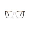 Melrose 2023 Fashion Vintage Anti Blue Light Women Glasse Retro Designer Eyeglasse Frame Ladies Clear Computer (2PCS C3+C5, 1, multiplier_x) view 3
