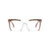 Melrose 2023 Fashion Vintage Anti Blue Light Women Glasse Retro Designer Eyeglasse Frame Ladies Clear Computer (2PCS C3+C5, 1, multiplier_x) view 4