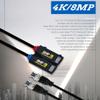 5 Pairs 8MP 4K Passive HD BNC Video Balun Transmission Split Joint Transceiver Transmitter Via UTP RJ45 Cable AHD/TVI/CVI/CVBS Cable Connectors for 720P/960P/1080P/3MP/5MP/8MP Security Analog Cameras view 3