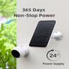 Noorio Home Security System with B200 1080p Wireless Security Camera x1, Solar Panel x1, AI Motion Detection WiFi Indoor Camera, Color Night Vision, 2-Way Talk, Compatible with Alexa view 3