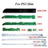 Replacement Power Button Switch Board with Ribbon Cable for SPlaystation3 PS3 2000 2500 3000 4000 Super Slim Power Button PCB Board Repair Parts (2000 with Flex Cable) view 2