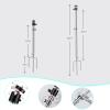 Aifiuroo 3 Pack Trail Camera Stand Mount Ground Holder, 3 in 1 Stainless Steel 360 Degree Rotation Ground Trail Camera Stake, Removable Fishing Lamp Stake Outdoor (3) view 3
