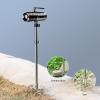 Aifiuroo 3 Pack Trail Camera Stand Mount Ground Holder, 3 in 1 Stainless Steel 360 Degree Rotation Ground Trail Camera Stake, Removable Fishing Lamp Stake Outdoor (3) view 4