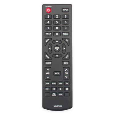 ALLIMITY MC42FN00 Replacement Remote Control Compatible with Sanyo 4K OLED LCD HDTV FVD4064 DP32D53M DP39D14M FW24E05T DP50E44M DP32D53 DP40D64 DP24E14M sub RC200NS00