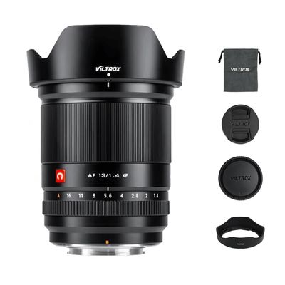 VILTROX 13mm F1.4 APS-C STM AF Large Aperture Prime Fixed Focus Vlog Lens for Fuji Fujifilm X Mount XS10 XE1 XT3 XT4 XT30 XPRO3