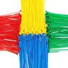 400Pcs Colored Zip Ties 4 Inch Small Zip Ties Cable Ties Mini Zipties Red Yellow Green Blue Zip Ties Set 4/6/8 Inch view 1