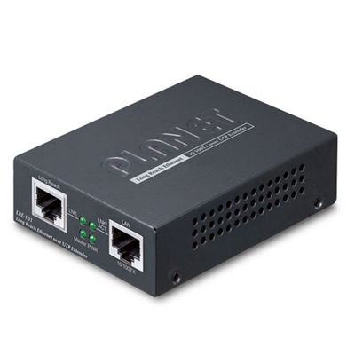 Planet 1-Port 10/100TX Ethernet Over UTP Long Reach Ethernet, W127112206 (UTP Long Reach Ethernet Extender (Up to 800 Meters UTP cable/1200 Meters Phone Wire, Master/Slave Mode)