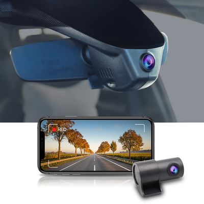 Fitcamx Front 4K and Rear 1080P Dash Cam Suitable for Mazda 3 2019 2020 2021 2022 2023 Select Premium Turbo Carbon Edition 2.0 2.5S (OBD), OEM Look, Loop Recording WiFi, Parking Sensor, 128GB Card