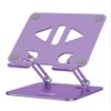 Aoviho Tablet Stand Holder for Desk, Adjustable Desktop Tablet Holder, Foldable Aluminum Tablet Mount for iPad pro 12.9, iPad Air Mini, Samsung Galaxy Tabs Z Fold Kindle Fire 4-12 inch Purple view 1