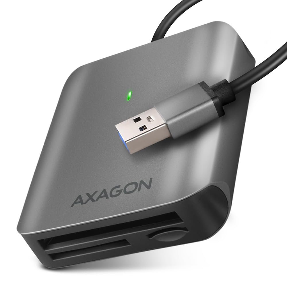 AXAGON CRE-S3 External Kartenleser USB-A 3.2 Gen 1, 3-Slot, SD/microSD/CF, UHS-II