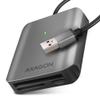 AXAGON CRE-S3 External Kartenleser USB-A 3.2 Gen 1, 3-Slot, SD/microSD/CF, UHS-II view 1