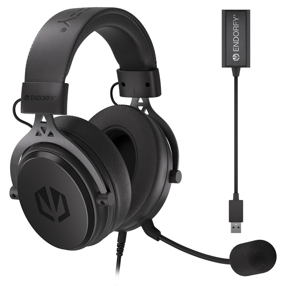 ENDORFY VIRO Plus USB Headset - Black (EY1A001)