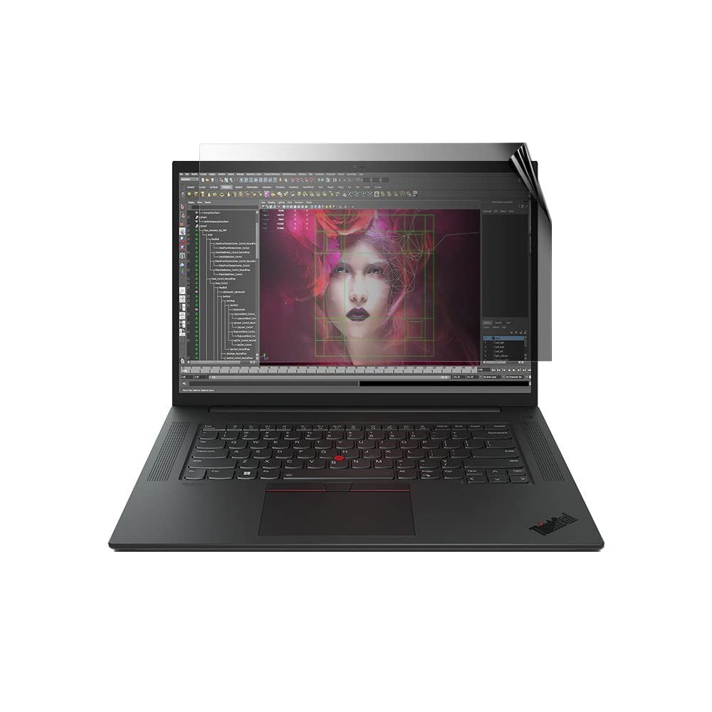 celicious Privacy 2-Way Anti-Spy Filter Screen Protector Film Compatible with Lenovo ThinkPad P1 Gen 5 16 (Touch)
