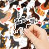 GOLEEX 20 Pack Pcs Doberman Dog Stickers Cool Animal Waterproof Vinyl Sticker Laptop Phone Bottles Skateboard Decals Bullet Journaling Scrapbooking Decor for Teens Boys Girls Men view 3