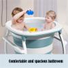 Portable Bathtub Adult Freestanding Bathtub Efficient Maintenance Of Temperature Silica Gel Folding Bathtub For Hot Or Cold Bath In Home And Outdoor,pink,M view 2
