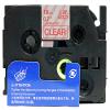 LM Tapes - Premium 3/4" (18mm) Red on Clear Compatible TZe P-Touch Tape for use with Brother PT-D410BT, PTD410BT, PT-D410BTVP, PTD410BTVP Label Maker Includes Tape Size/Color Guide. view 2