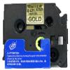 LM Tapes - Premium 1/2" (12mm) Black on Reflective Gold Compatible TZe P-Touch Tape for use with Brother PT-D410BT, PTD410BT, PT-D410BTVP, PTD410BTVP Label Maker Includes Tape Size/Color Guide. view 2