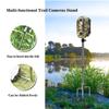 Stedan 4 Pack Trail & Game Camera Stand Mounts Thick Foldable Stainless Steel Bracket 360 Adjustable Universal Thread Connection 1/4''-20 (6 mm) for Hunting, Fishing view 2