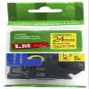 LM Tapes - Premium 1" (24mm) Black on Yellow Compatible TZe P-Touch Tape for use with Brother PT-D460BT, PTD460BT, PT-D460BTVP, PTD460BTVP Label Maker Includes Tape Size/Color Guide. view 1