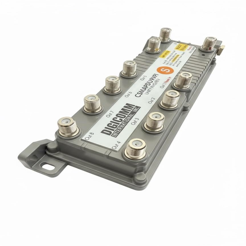 DIGICOMM 9 Way Cable TV Amplifier Splitter