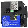 LM Tapes - Premium 1/4" (6mm) Black on Matte Clear Compatible TZe P-Touch Tape for use with Brother PT-D220, PTD220 Label Maker Includes Tape Size/Color Guide. view 2