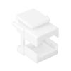 5er Link Technology Wall Plate LC/SC Fiber Optic Optical Keystone Jack Coupler Insert (Coupler not Included) (Pack of 48) view 2