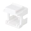 5er Link Technology Wall Plate LC/SC Fiber Optic Optical Keystone Jack Coupler Insert (Coupler not Included) (Pack of 48) view 3