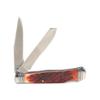 ARIAT Large Trapper Folding Knife, Natural Wood Handle - Traditional Double Blade Design view 4