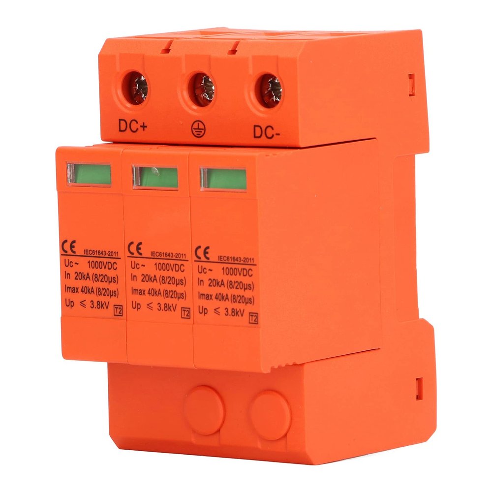 3P 40kv 1000V DC Protector PV Protective Device Voltage Arrester Device