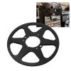 10 Inch Open Reel Takeup Reel, Replacement Aluminum Alloy Empty Tape Reel, Deck s Nab Hub Adapter for 1/4in Tape (Black) view 3