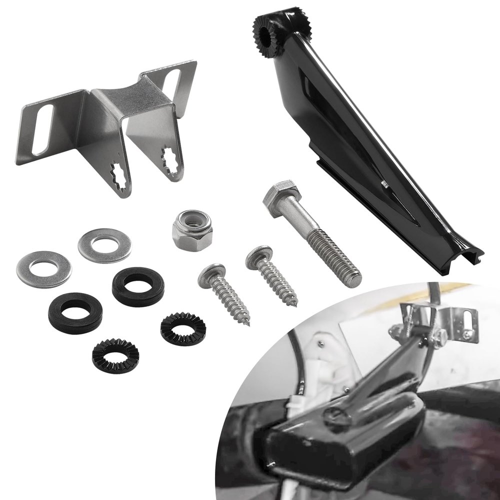 000-10262-001 Transducer Mounting Bracket, Replacement for DSI Skimmer - Marine-Grade Steel Mount, Compatible with Skimmer Transom Mount Transducers for DSI, 3D, TotalScan